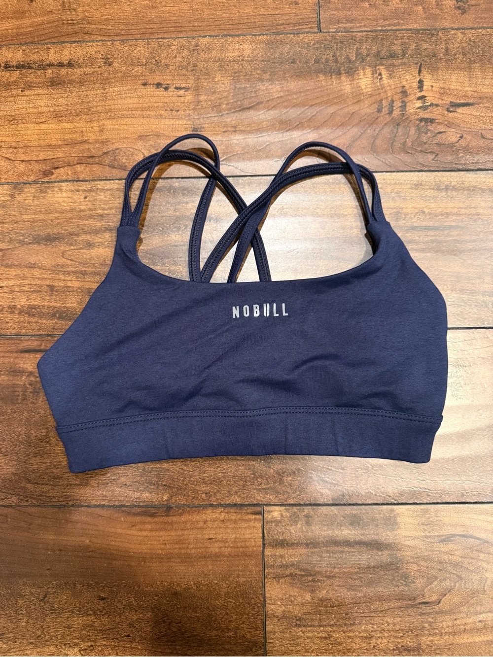 NOBULL Deep Navy Crisscross Strap Sports Bra